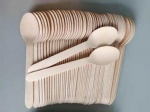 16cm disposable wooden cutlery