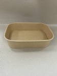 500ml rectangular kraft paper bowl